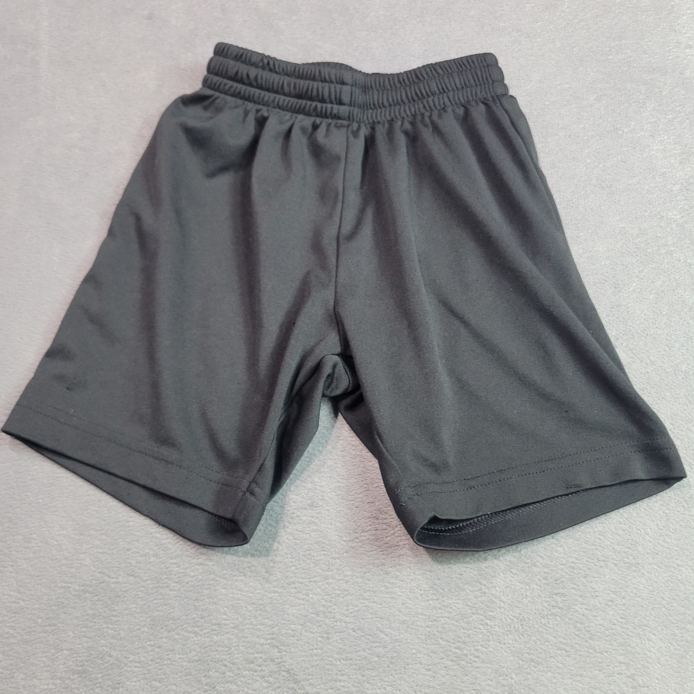 Challenger Teamwear Athletic Shorts Kids YXS Black Youth Extra Small Sporty Gym